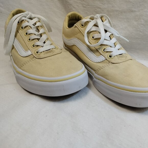 Vans Old Skool Shoes Pastel Yellow - Picture 1 of 7